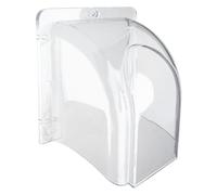 Housse de Clavier Extérieur Étanche - Protecteur Sonnette Transparent ABS - Résistant Intempéries - Compatible jusqu'à 13cm - Bouclier Protection Pluie Poussière