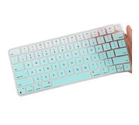 Housse de clavier pour clavier Apple Magic Keyboard A2449 A2450 MK293LL/A MK2A3LL/A, iMac tout-en-un 2024/2023/2021, iMac 61 cm avec puce M4/M3/M1 avec Touch ID, disposition américaine, vert menthe