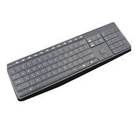 Housse de clavier pour clavier sans fil Logitech MK235 & K375S, compatible avec Logitech MK235 K375S - Transparent