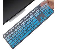 Housse de clavier pour Dell KM636 KB216 KB216t KB216d KB216p Clavier filaire et sans fil, Dell Optiplex 5250 3050 3240 5460 7450 7050, Dell Inspiron Desktop 24" 27" 5400 5490 7700 7790 3475 3670 3477