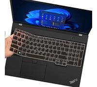 Housse de clavier pour Lenovo ThinkPad T16 P16 P16s 16", Thinkpad L15 Gen 4/3 15,6", ThinkPad T16 Gen 1, ThinkPad 2023 et 2022 New ThinkPad 15,6"/16" (ne convient pas au Thinkpad L15 Gen 2/1) - Noir