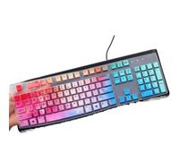 Housse de clavier pour Logitech K120 & MK120 Clavier filaire USB ultra fin Disposition US Protection Skin Coloré