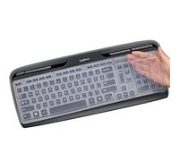 Housse de clavier pour Logitech MK320 YR002/Y-R0009 & Logitech K330 MK335 Wireless Ultra Thin Silicone Keyboard Protector Skin Logitech MK320 K330 MK335 Accessories-Clear