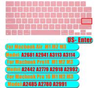 Housse de clavier pour MacBook Air & Pro M3 M2 M1 A3113 A3114 A2941 A2681 A2992 A2991 A2918 A2779 A2780 A2442 - Type A3113 US NYF
