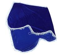 Housse de Clavier pour Piano Électrique, Velours Bleu, Pliable | Protection Ajustée L'humidité, Design Élégant, Usage Maison ou École, Légère et Facile à Ranger