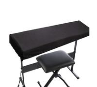 Housse de clavier résistante à l'eau pour clavier électronique, 118 x 39 x 14 cm, accessoires de protection anti-poussière, serrure flexible pour 61 à 76 touches ou 88 touches