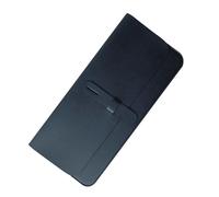 Housse de clavier sans fil, pochette de rangement en cuir PU, sac de rangement fin pour claviers de 30,5 cm, étui étanche avec doublure intérieure et fente latérale pour voyage ou installation