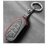 Housse de clé de Voiture en Cuir pour Alfa Romeo 4C Mito Giulietta Mythe 159 GTO GTA Porte-clés Automatique Coque à Distance FOb