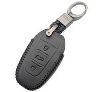 Housse De Clé Télécommande Voiture avec Porte-clés pour Citroen C4L DS6 C6 DS5 DS4