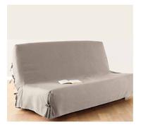 Atmosphera - Housse de clic-clac - Coton - Beige - 140x200 cm