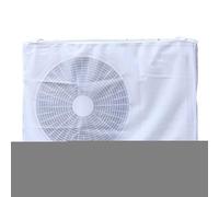 Housse de climatisation - 88 x 38 cm - Protection anti-poussière pour unité extérieure | Housses de climatisation en polyester pour l'extérieur | Accessoires extérieurs de protection robustes pour