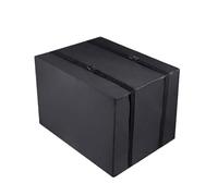 Housse de climatisation de type Falling Window, housse de climatisation extérieure, bande isolante externe haute performance, bande adhésive réglable, noire AMQ339, 43 x 30 x 33 cm