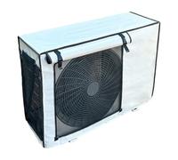 Housse de climatisation extérieure : protection contre la poussière imperméable, protecteur d'unités CA respirantes | Housse de climatisation en tissu Oxford, bloc solaire du bouclier Mete