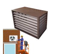 Housse de climatisation extérieureGrille de protection en aluminium pour unités CA et pompes à chaleur Autonome Logement pour déchets et CVC Protection contre les intempéries