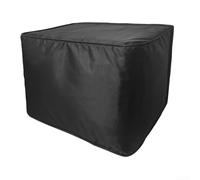 Housse de climatiseur à trois couches en tissu Oxford 420D avec mousse EPE et feuille d'aluminium, coupe-vent résistant aux UV, imperméable, sangles à boucle en métal réglables (43 x 76 x 83 cm)