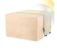 Housse de climatiseur - Bouclier de système de refroidissement pour l'hivernage extérieur | Toile imperméable avec fermeture à boucle et isolation matelassée résistante intempéries pour maisons, b
