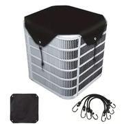 Housse de Climatiseur Central pour Unités Extérieures, Housse de Climatiseur Étanche et Résistante, Protection Anti-Neige et Respirante pour Toutes les Saisons(66 * 66CM)
