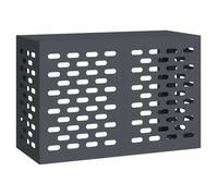Housse de climatiseur en acier - vidaXL - Anthracite - 90x40x60 cm - Résistant à l'eau - Protection solaire