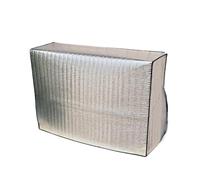 Housse de climatiseur extérieur - 1 film d'aluminium métallique - Protection UV - Imperméable - Pour unités AC - Argenté - 96 x 70 cm - Protection durable et résistante aux intempéries