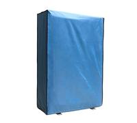 Housse de climatiseur extérieur, imperméable Oxford 600D, double fermeture éclair, convient aux unités de 96 x 40 x 125 cm, protection contre les intempéries pour unités de climatisation - Bleu