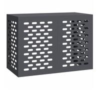 Housse de climatiseur extérieure - vidaXL - Anthracite - Acier - 100x50x70 cm - Résistant à l'eau