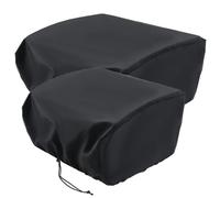 Housse de climatiseur imperméable et résistante aux UV pour extérieur avec cordon de serrage pour camping-car, remorque de voyage et toit de camping-car (taille S)