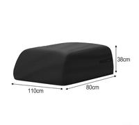 Housse de climatiseur pour camping-cars et voitures, offre une protection complète contre les intempéries (110 x 80 x 38 cm)