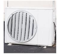 Housse de climatiseur pour unités extérieures, déflecteur en acier galvanisé, couvercle de pompe à chaleur, protection d'unité CVC, accessoires de climatiseur extérieur résistant aux intempéries