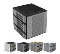 Housse de Climatiseur,Protection étanche avec sangle réglable,Housses 2 en 1 pour climatisation centrale - pour hiver/été, pompe chaleur, chauffage/condenseur, anti-feuilles, aiguilles de pin &