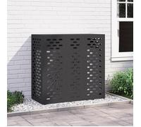 Housse de climatiseur - VIDAXL - 110 x 50 x 105 cm - Noir - Extérieur - Protection intempéries