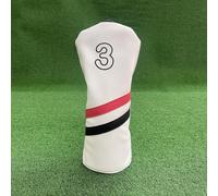 Housse De Club De Golf en Bois, Broderie Chiffre Créative, Protection pour Driver 3 Taille Unique