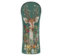 Housse de club de golf imperméable avec étiquettes interchangeables pour voiturette de golf hybride Vert cerf