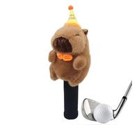 Housse De Club De Golf - Motif Animal De Dessin Animé En Peluche, Protection Douce Pour Les Bois Et Les Conducteurs, Équipement De Putting Green Décoratif Amusant | Hommes Femmes Golfeur Papa Mari Pèr