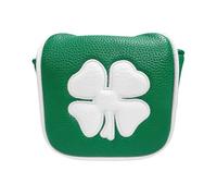 Housse de Club de Golf Pulover en Cuir pour, Hommes, Femmes | Protection de Club en Cuir synthétique | Clover brodé - Employés pour Les Sports de Plein air, Les Amis, Les Parents et la Famille
