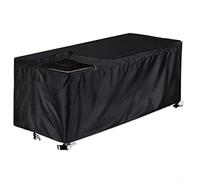 Housse de Coffre de Jardin 210D Imperméable - Protection Robuste pour Meubles Rectangulaires avec Résistance aux Déchirures, UV et Vent pour Extérieur(M:130 * 60 * 71cm)