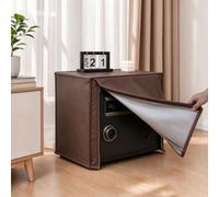 Housse de Coffre Housse Décorative Polyvalente Coffre-fort Armes | Housse Protection Intégrale pour Coffre-fort ou Caisson de Sécurité, en Cuir Ciré(B,W16.9x14.2xH14.2"/43x36x36cm)