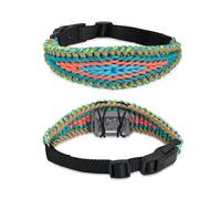 Housse de collier électrique - pour chiens de taille moyenne avec tour de cou de 40,6 à 55,9 cm - Cordon en nylon réglable, boucle à dégagement rapide, sangle à boucle robuste compatible avec Dogtra