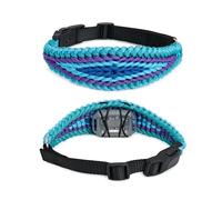 Housse de collier électrique pour chiens de taille moyenne avec tour de cou de 40,6 à 55,9 cm - Cordon en nylon réglable, boucle à dégagement rapide, sangle à boucle robuste compatible avec Dogtra