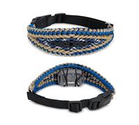 Housse de collier électrique pour chiens de taille moyenne avec tour de cou de 40,6 à 55,9 cm - Cordon en nylon réglable, boucle à dégagement rapide, sangle robuste compatible avec Dogtra, Educator