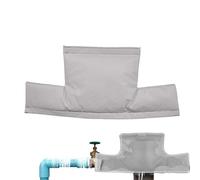 Housse de compteur d'eau isotherme, réutilisable, résistante au gel - Protection isolée pour robinet d'arrosage - Pour les propriétaires par temps froid, les maisons résidentielles et les