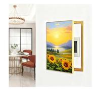 Housse de compteur électrique décorative 50 x 60 cm élégante boîte de distribution électrique peinture tableau de bord décoration camouflage décoration d'intérieur finitions de peinture artistique