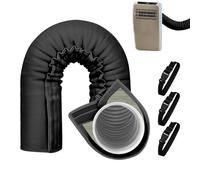 Housse de conduit AC portable - Housse de climatiseur pliable | Couvercle de tuyau réglable isolé, Solution de Ventilation intérieure et extérieure, économie d'énergie, pour l'efficacité du refroidiss