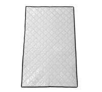 Housse de Congélateur Coffre Isolée en Feuille D’aluminium Argenté | Taille Ajustable, Isolation Intégrée, pour Congélateur Coffre et Bac à Glace, Usage Supermarché ou Extérieur