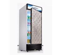 Housse de congélateur isotherme universelle for vitrine réfrigérée verticale, à porte simple ou double(65x120cm/25.6x47.2in)