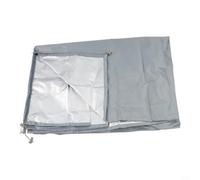 Housse de congélateur verticale résistante à l'eau pour mini réfrigérateur avec sangles réglables - Gris (61 x 77 x 170 cm)