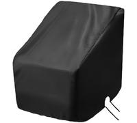 Housse de console centrale de bateau, 30 x 40 x 44 in, polyester avec revêtement PU, cordon de serrage coupe-vent, protection solaire, anti-poussière, universelle pour chaise et mobilier