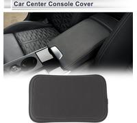 Housse De Console Centrale De Voiture Housse D'accoudoir De Voiture Avec Poche De Rangement 12.6"x8.07"x0.39" Gris Suššde Similicuir