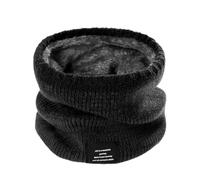 Housse de cou épaisse et chaude d'hiver, guêpière pour le cou d'hiver - Écharpe d'hiver épaissie thermique pour temps froid, chauffe-cou, Noir , Consulte la descripción