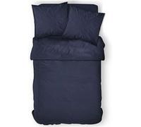 Housse de couette 100% coton 57 fils coloris ciel orage 240x260 Ciel G