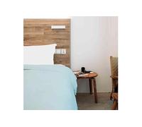 Housse de couette 100% coton céleste 260x240 cm - Tradilinge